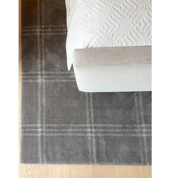 Koberec Agnella Calisia M Grid Prime Antracyt