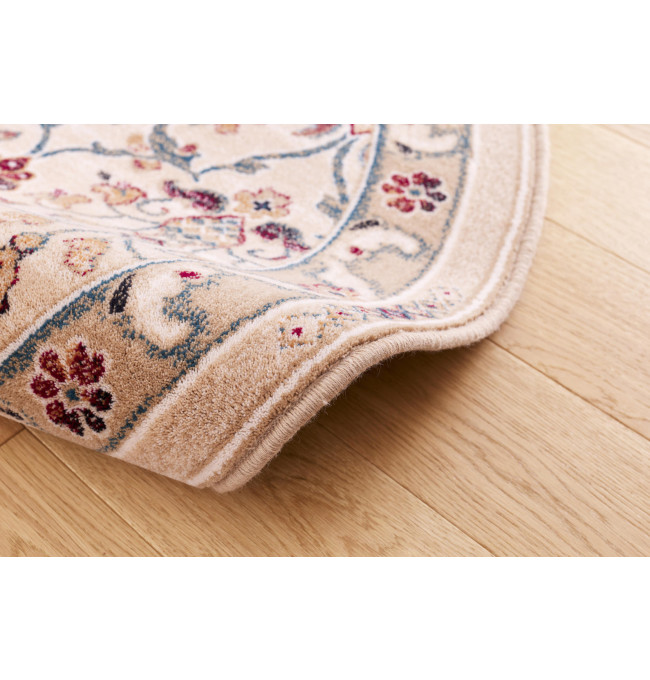 Koberec Agnella Isfahan Amara světle béžový kruh