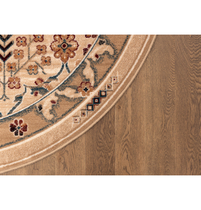 Koberec Agnella Isfahan Amara světle béžový kruh