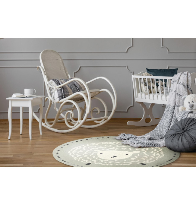Dětský koberec Agnella Isfahan M Sheep popel kruh