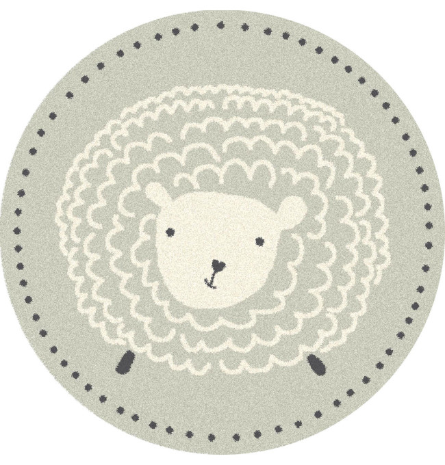 Dětský koberec Agnella Isfahan M Sheep popel kruh