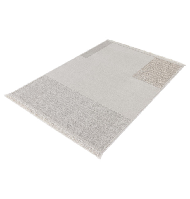 Koberec Agnella Noble Nizer světle šedý třásně