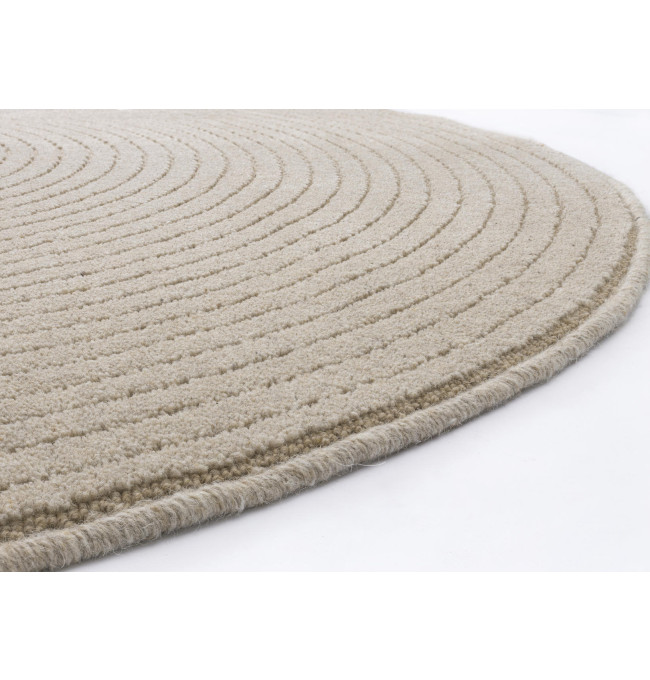 Koberec Agnella Noble Ruti světle béžový kruh