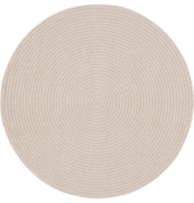 Koberec Agnella Noble Ruti světle béžový kruh