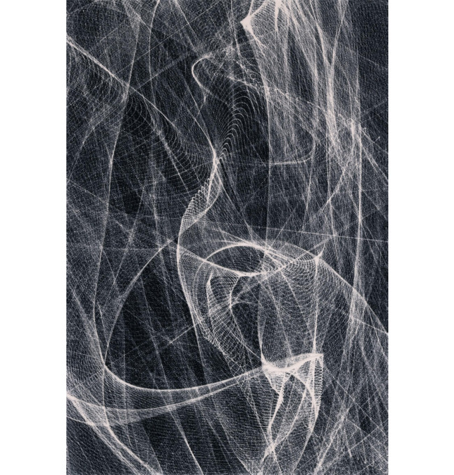 Koberec Agnella Opal Fractals černý