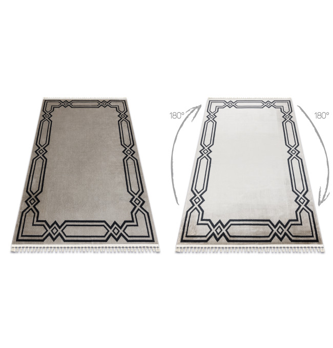 Koberec AMOUR 53071A rám, béžový