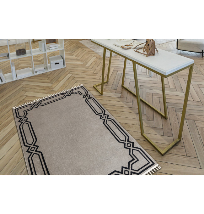 Koberec AMOUR 53071A rám, béžový