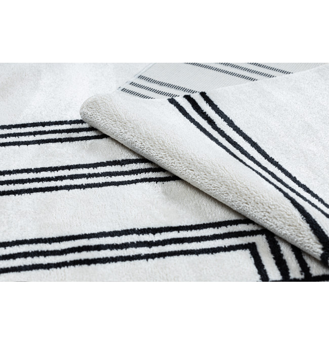 Koberec AMOUR 53091C geometrický / linie, krémový