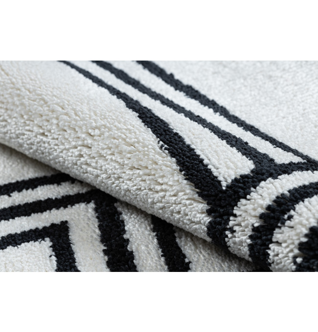 Koberec AMOUR 53091C geometrický / linie, krémový