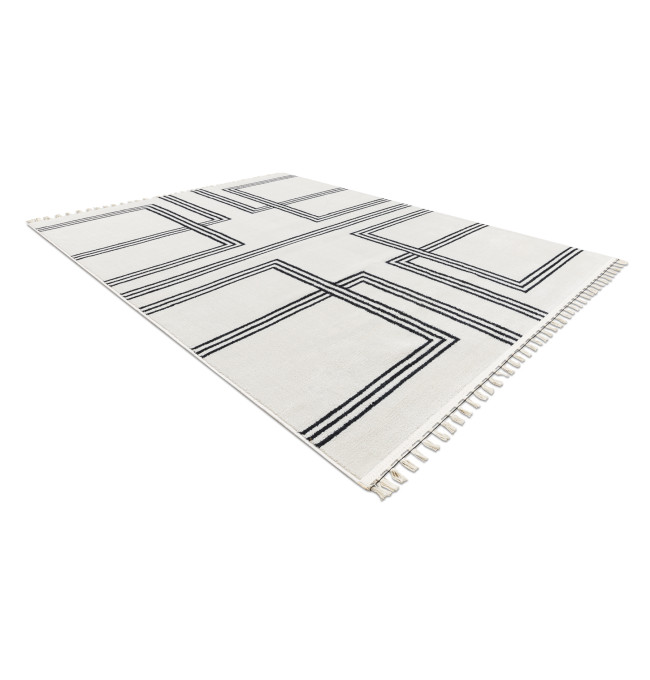 Koberec AMOUR 53091C geometrický / linie, krémový