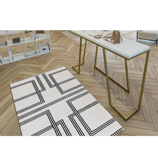 Koberec AMOUR 53091C geometrický / linie, krémový