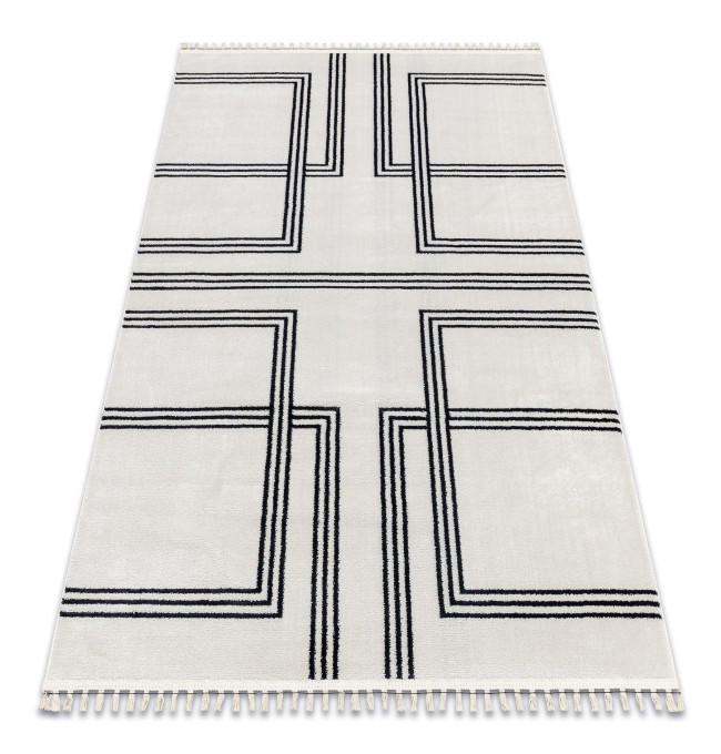 Koberec AMOUR 53091C geometrický / linie, krémový