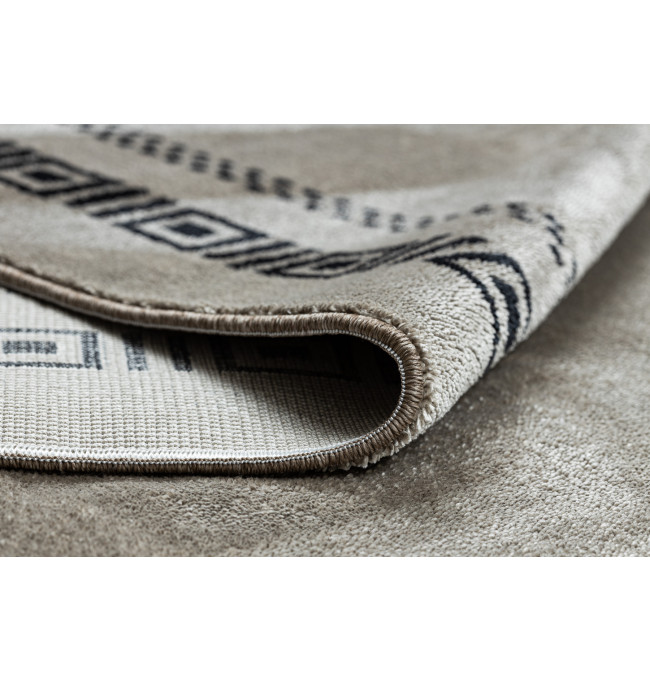 Koberec AMOUR 53098A rám / řecký, béžový / černý