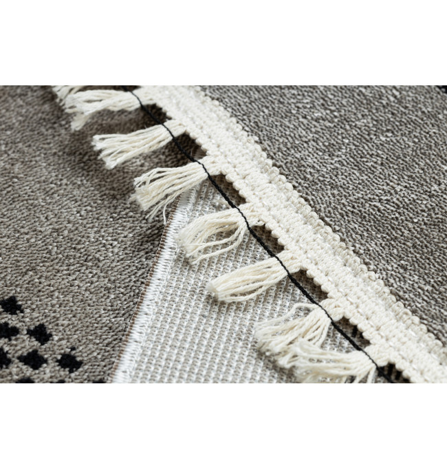 Koberec AMOUR 53098A rám / řecký, béžový / černý