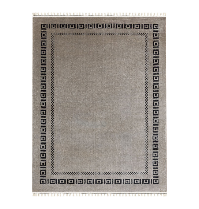 Koberec AMOUR 53098A rám / řecký, béžový / černý