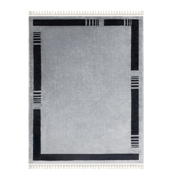 Koberec AMOUR 53113D rám, šedý