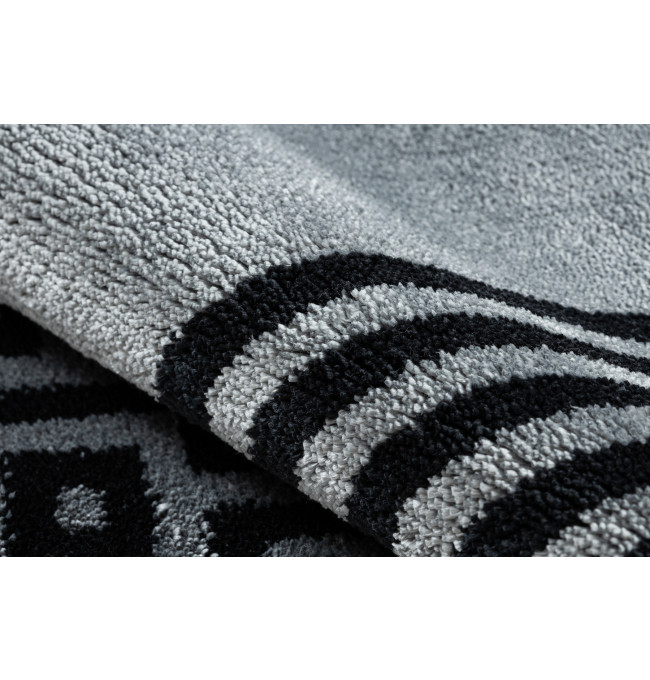 Koberec AMOUR 53116D geometrický / linie, šedý