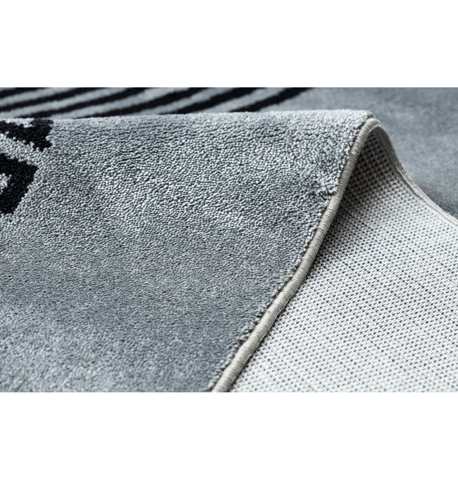 Koberec AMOUR 53116D geometrický / linie, šedý