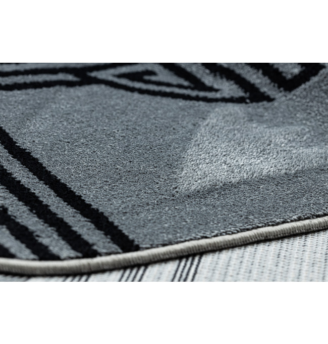 Koberec AMOUR 53116D geometrický / linie, šedý