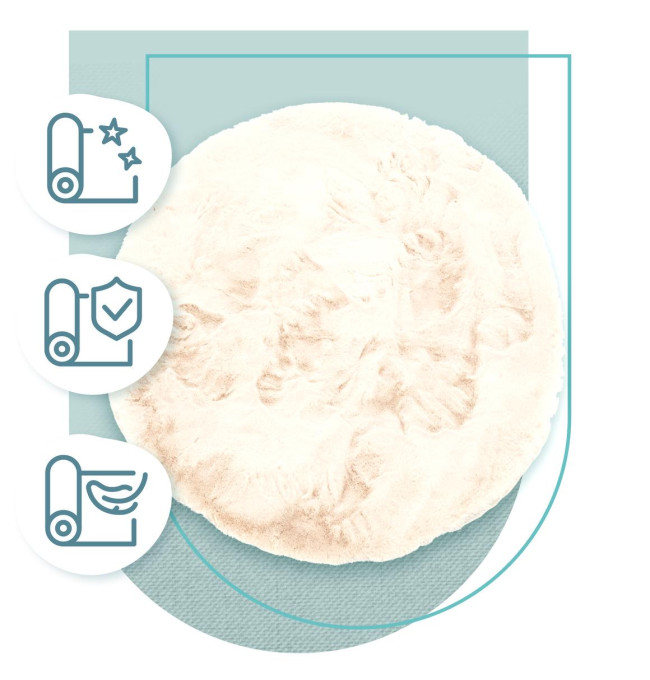 Koberec Angelo béžový kruh