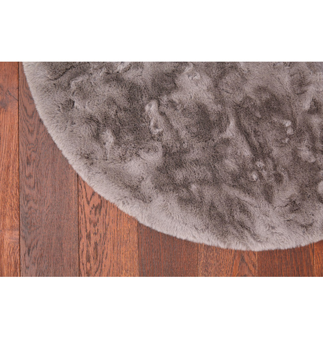 Koberec Angelo tmavě šedý kruh