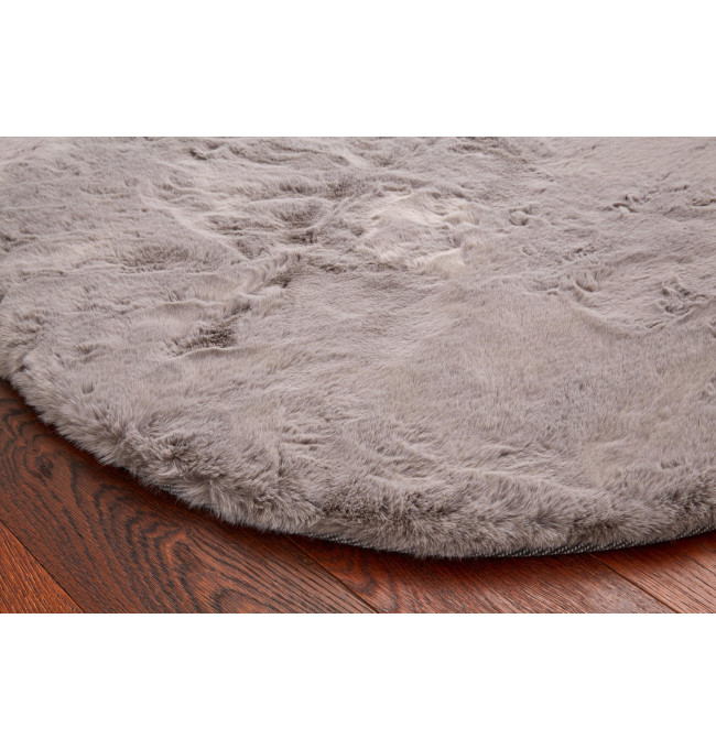 Koberec Angelo tmavě šedý kruh