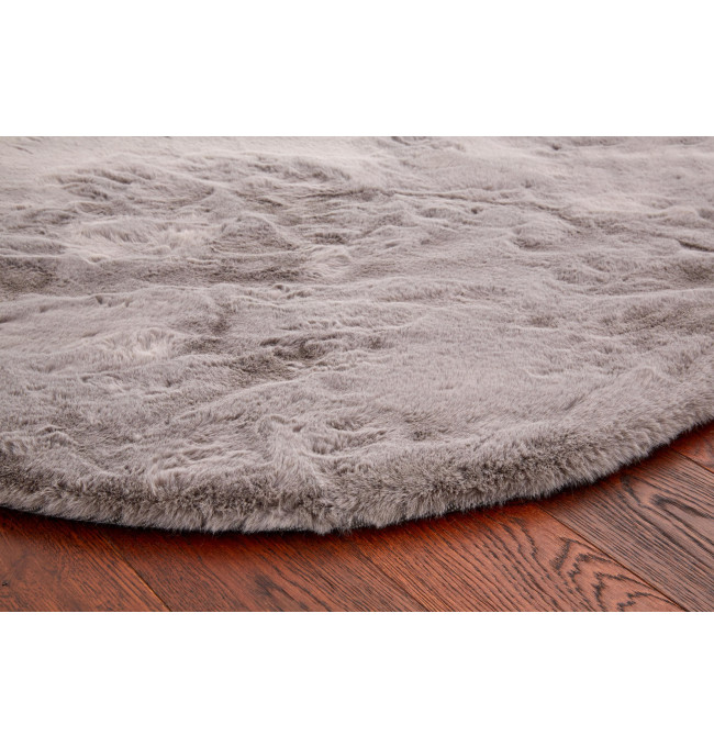 Koberec Angelo tmavě šedý kruh