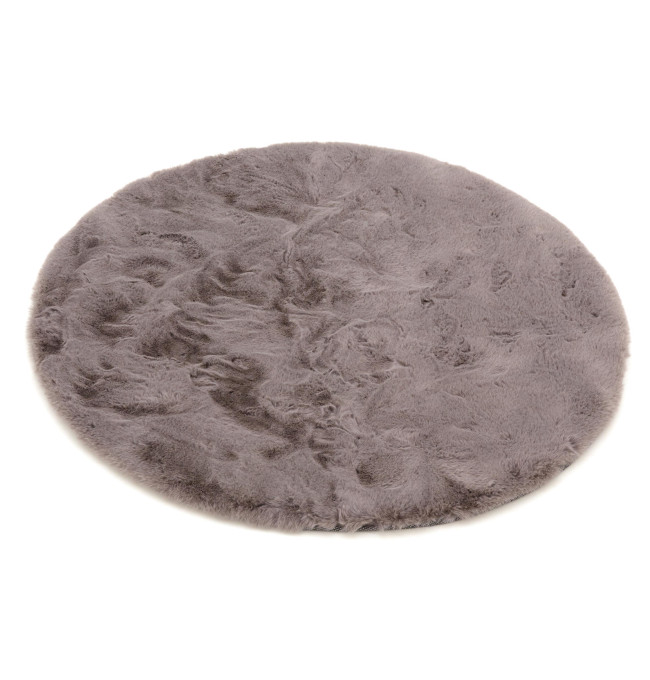 Koberec Angelo tmavě šedý kruh