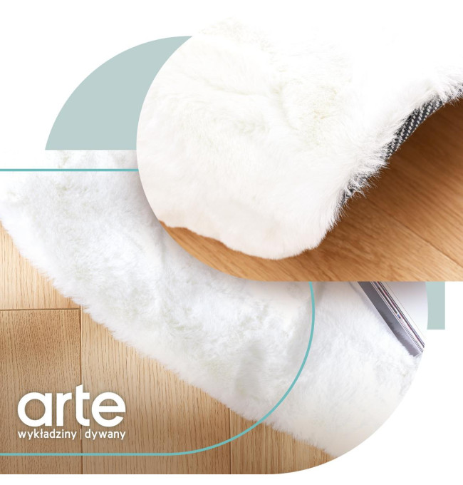 Koberec Angelo bílý kruh