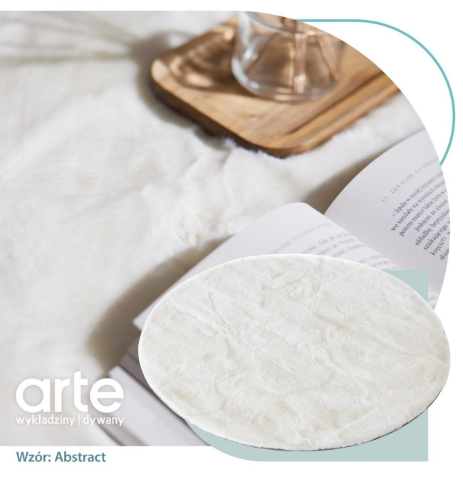 Koberec Angelo bílý kruh