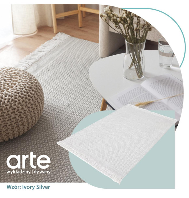 Koberec Arte Alden Ivory Silver