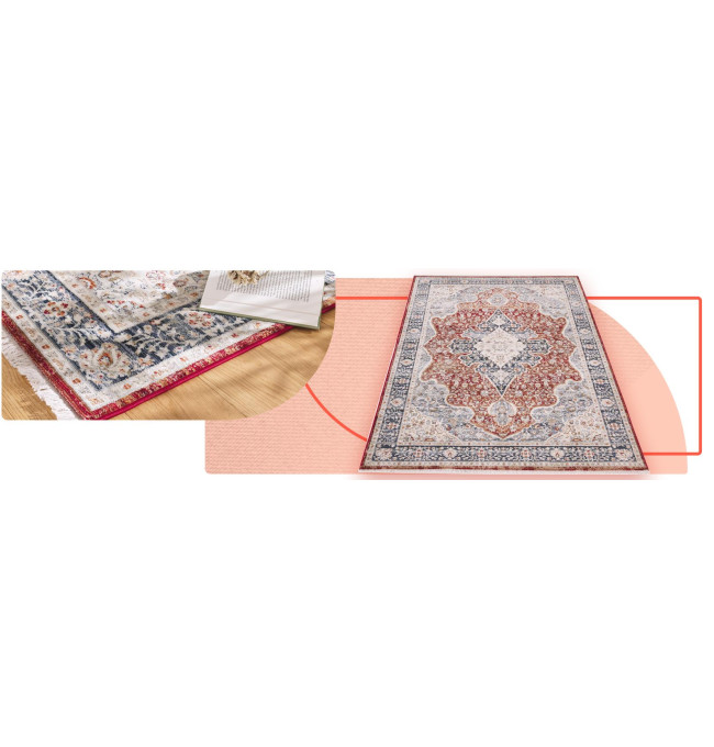 Koberec Basque Onati Rojo