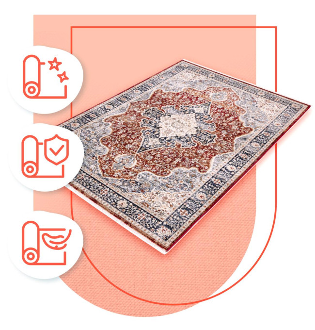 Koberec Basque Onati Rojo