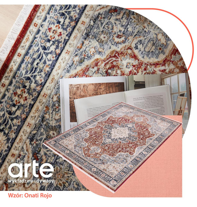 Koberec Basque Onati Rojo