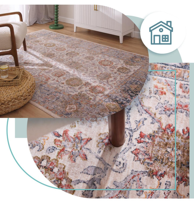 Koberec Bazylea Cerulean