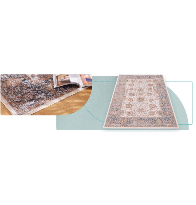 Koberec Bazylea Cerulean