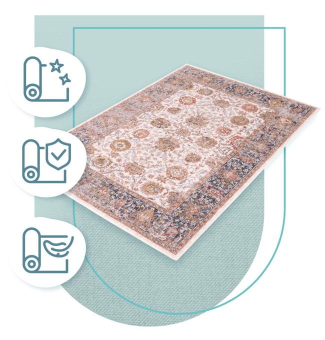 Koberec Bazylea Cerulean