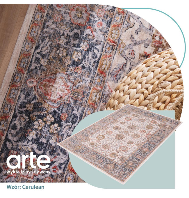 Koberec Bazylea Cerulean