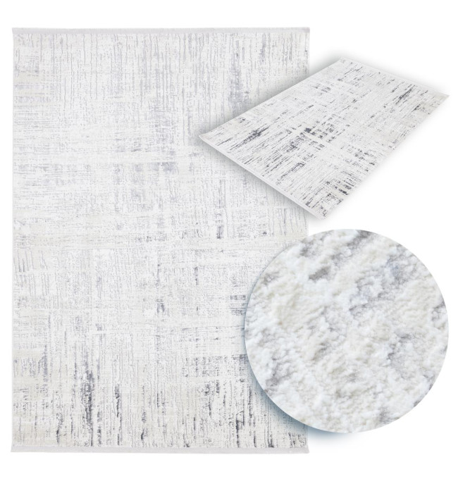 Koberec Luna Abrasion šedý