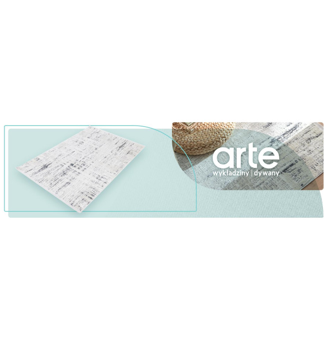 Koberec Luna Abrasion šedý