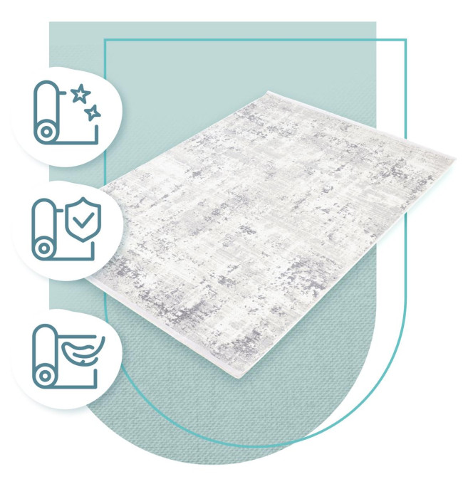 Koberec Luna Ash šedý