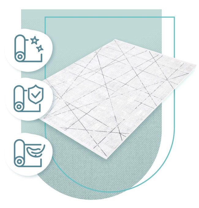 Koberec Luna Net šedý