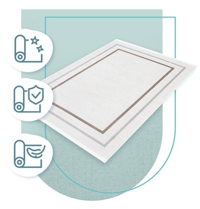 Koberec Luna Quadro Cream