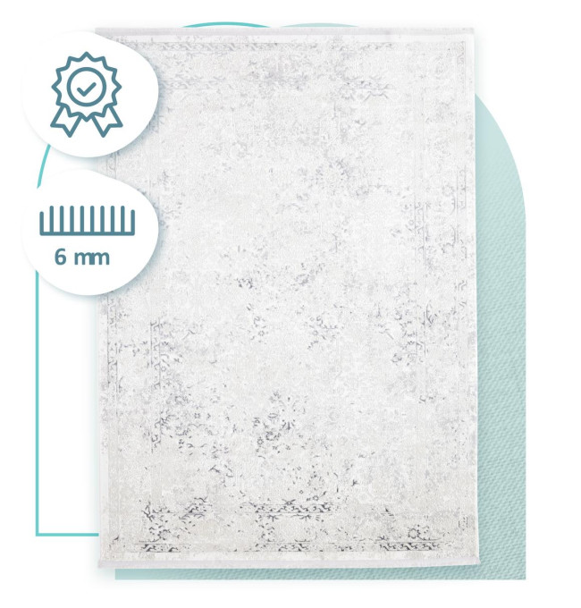 Koberec Luna Vintage šedý