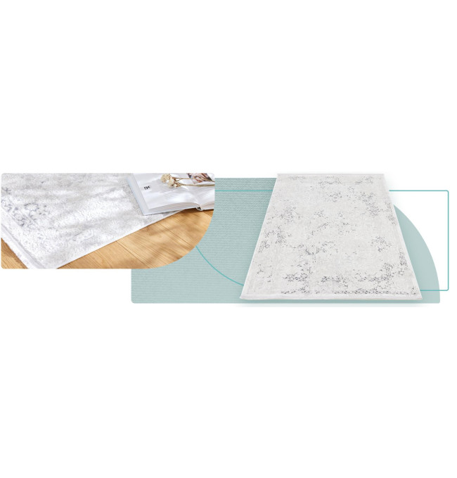 Koberec Luna Vintage šedý