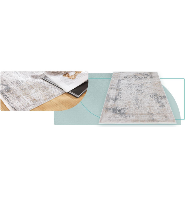 Koberec Arte Magic Flott šedý