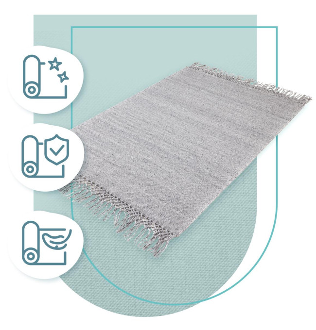 Koberec Arte Verona stříbrný