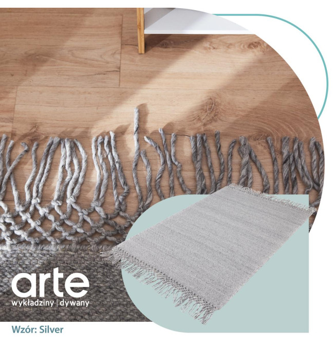 Koberec Arte Verona stříbrný