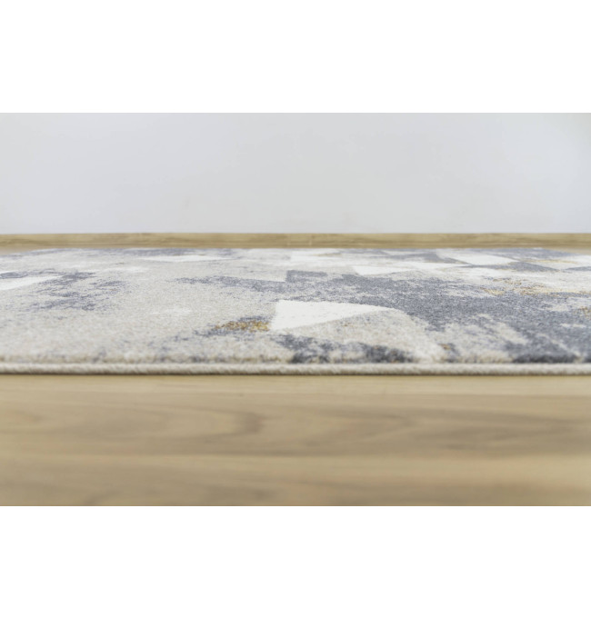 Koberec Zer Lux B595A lesklý béžový/šedý