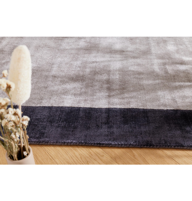 Koberec Blade Border Charcoal stříbrný